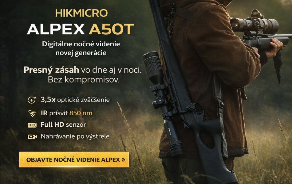 HIKMICRO ALPEX A50T – digitálny nočný puškohľad 3,5×